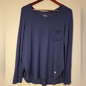 Lilly Pulitzer Deep Blue Long Sleeve Top